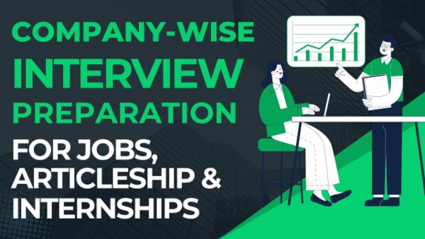 Company Specific Interview Preparation for Jobs & Articleship cover