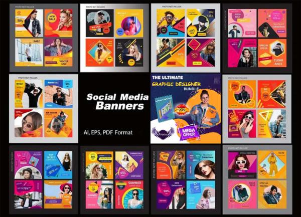 THE ULTIMATE 10k+ GRAPHIC DESIGNER BUNDLE cover