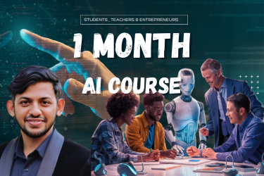 1 MONTH AI COURSE - iMac cover