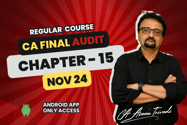 CA Final | Audit | Chapter 15 | Overview of Audit of Public Sector Undertaking | Normal cover