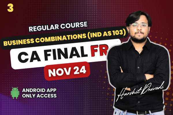 CA Final FR | IND AS 103 | BUSINESS COMBINATION cover