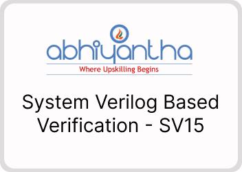 System Verilog Based Verification - SV15 cover