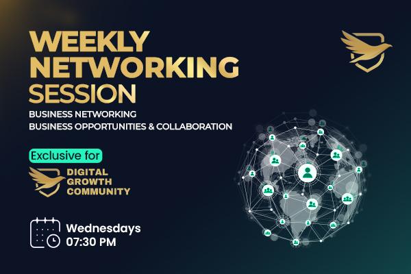 Digital Growth Community - Weekly Networking Session cover