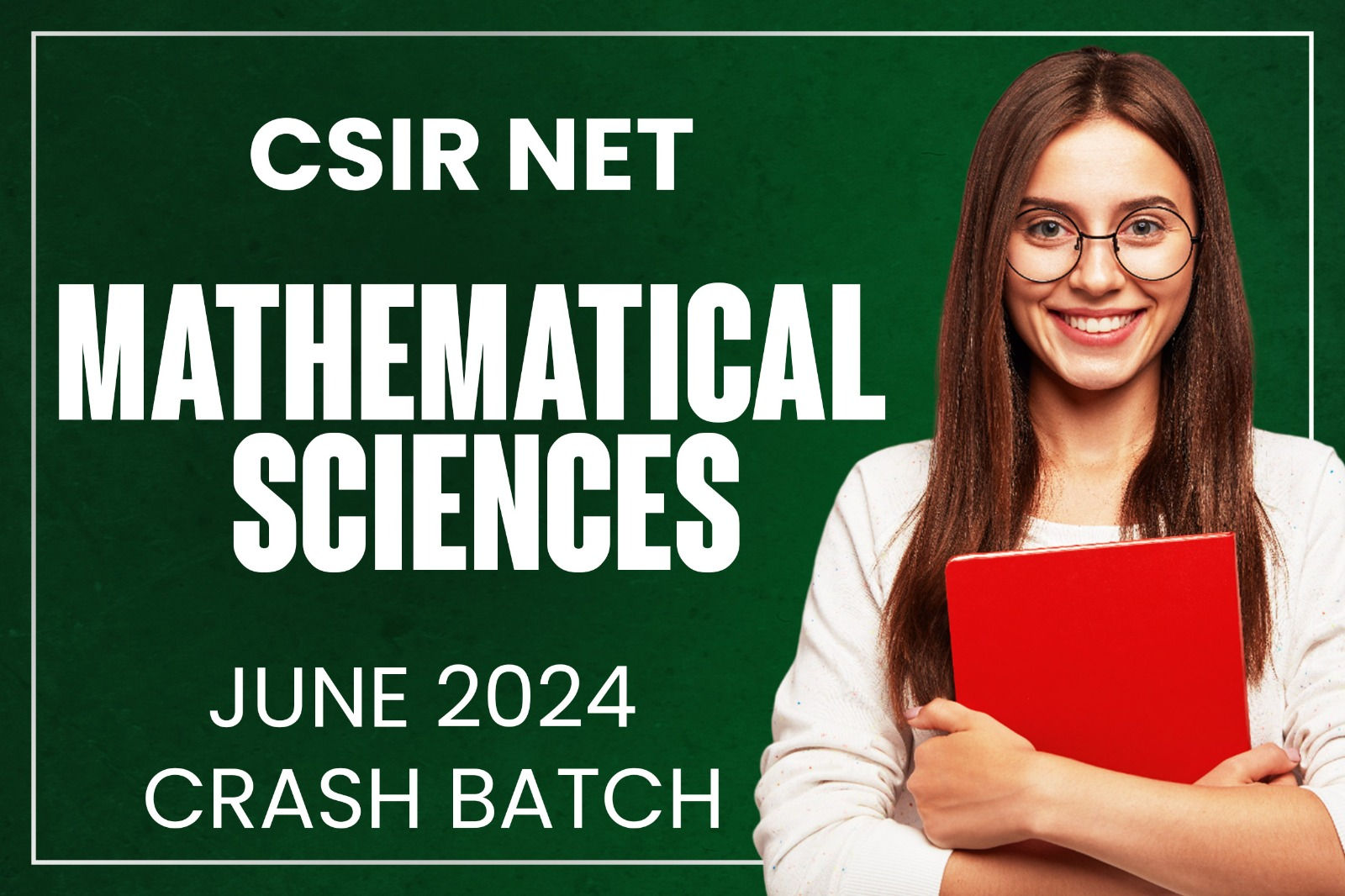 CSIR NET Mathematical Sciences: June 2024 Crash Batch cover
