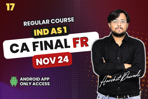 CA Final FR | IND AS 1 | PRESENTATION OF FINANCIAL STATEMENTS cover