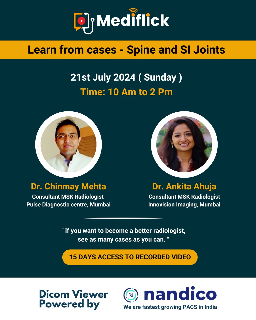 LEARN from cases - Spine and SI Joints cover