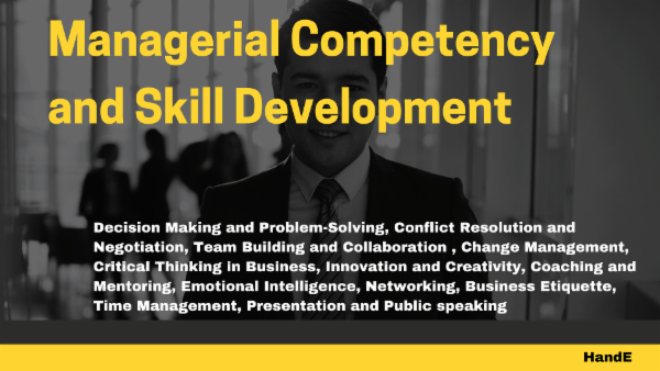 Advance Management Program in Managerial Competency and Skill Development cover