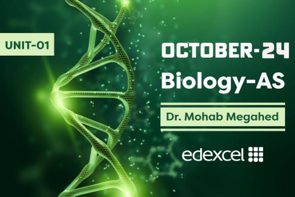 Biology AS Edexcel Unit 1 October 2024 cover