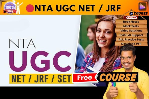 NTA UGC NET / JRF course  cover