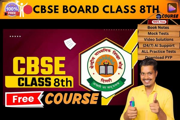 CBSE BOARD CLASS 8th course  cover