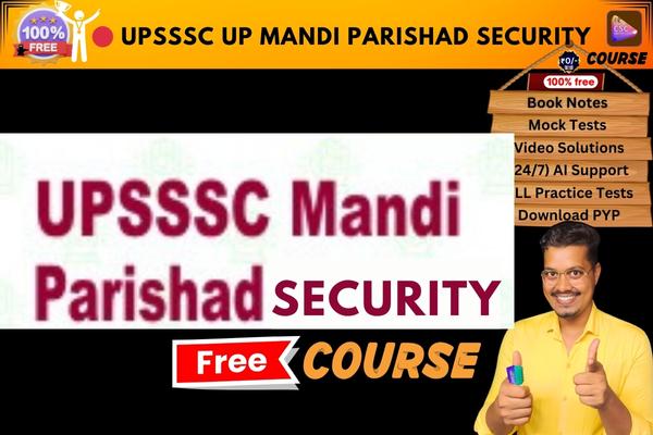 Upsssc up mandi parishad security course  cover