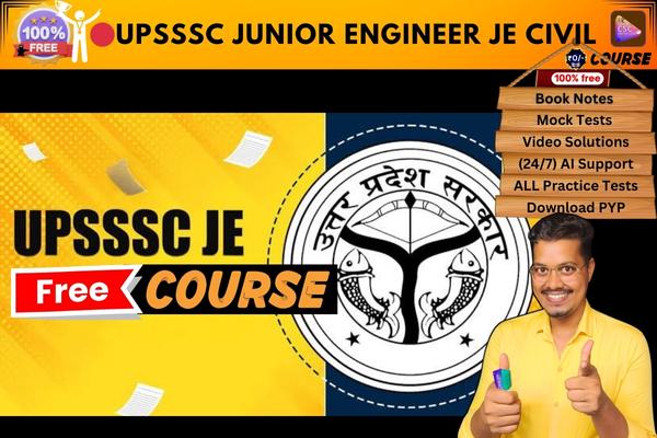 Upsssc junior engineer JE civil course  cover