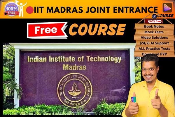 IIT MADRAS JOINT ENTRANCE course  cover