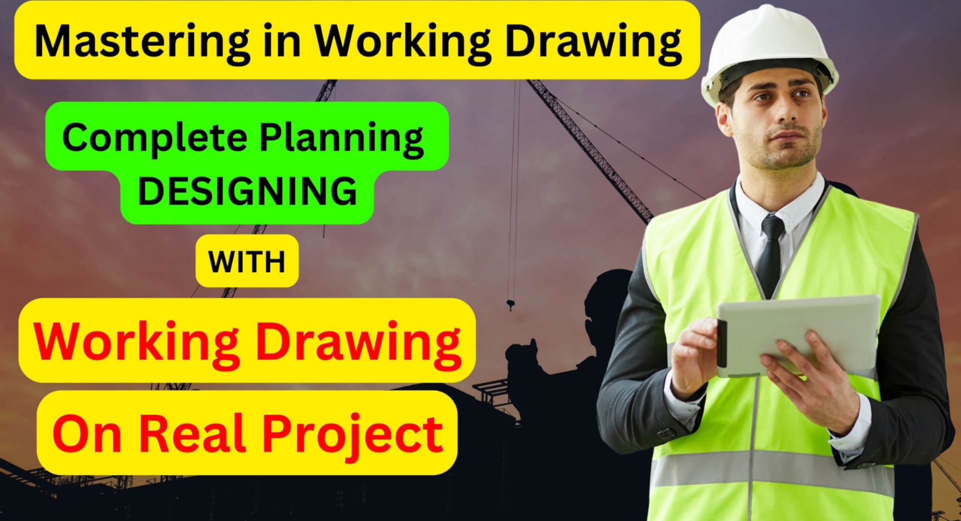 Mastering in Working Drawing cover