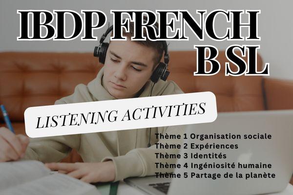 French B SL - Theme-Wise Listening Activities cover