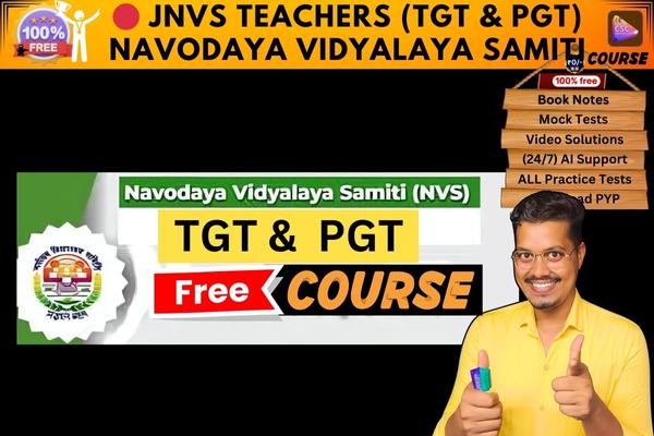 JNVS Teachers (TGT & PGT) NAVODAYA VIDYALAYA SAMITI course  cover
