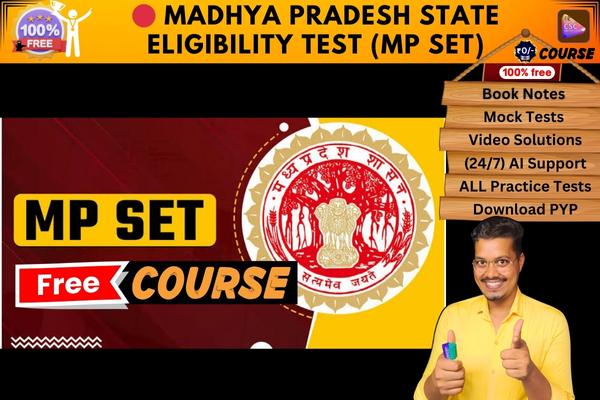  MADHYA PRADESH STATE ELIGIBILITY TEST (MP SET) course  cover