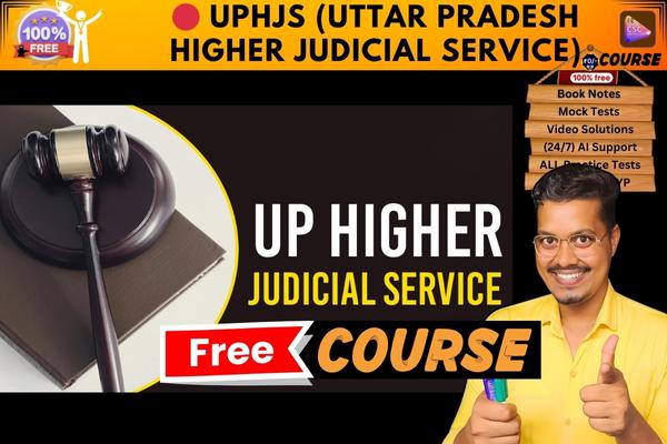 UPHJS (Uttar Pradesh Higher Judicial Service) course  cover