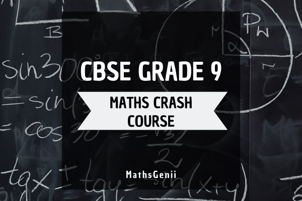 The CBSE Class IX Math Crash Course cover