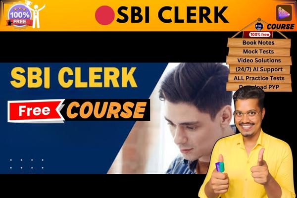 SBI CLERK course  cover