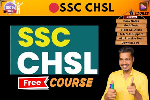 SSC CHSL 🔴 FREE Course  cover
