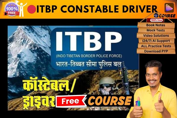 ITBP CONSTABLE DRIVER course  cover