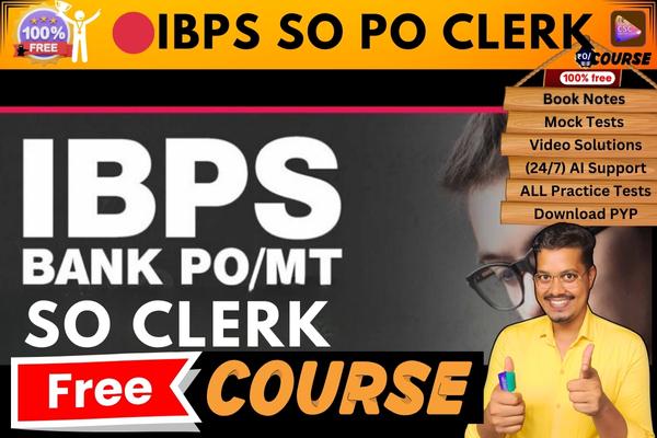 IBPS so po clerk course  cover