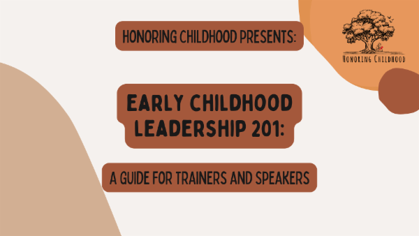 Early Childhood Leadership 301: A Guide for Trainers and Speakers cover
