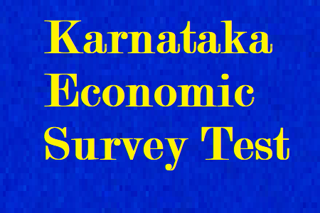 Economic Survey Test cover