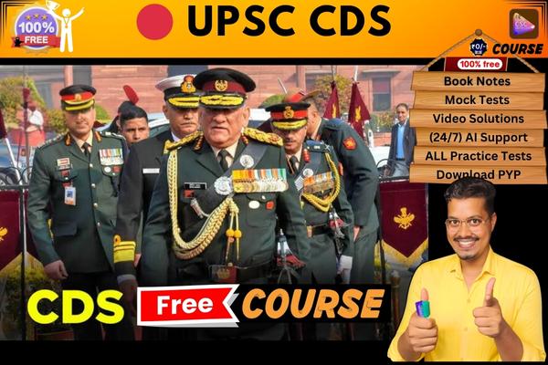 UPSC CDS course  cover
