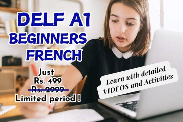 Complete French Beginners A1 videos and exercises cover