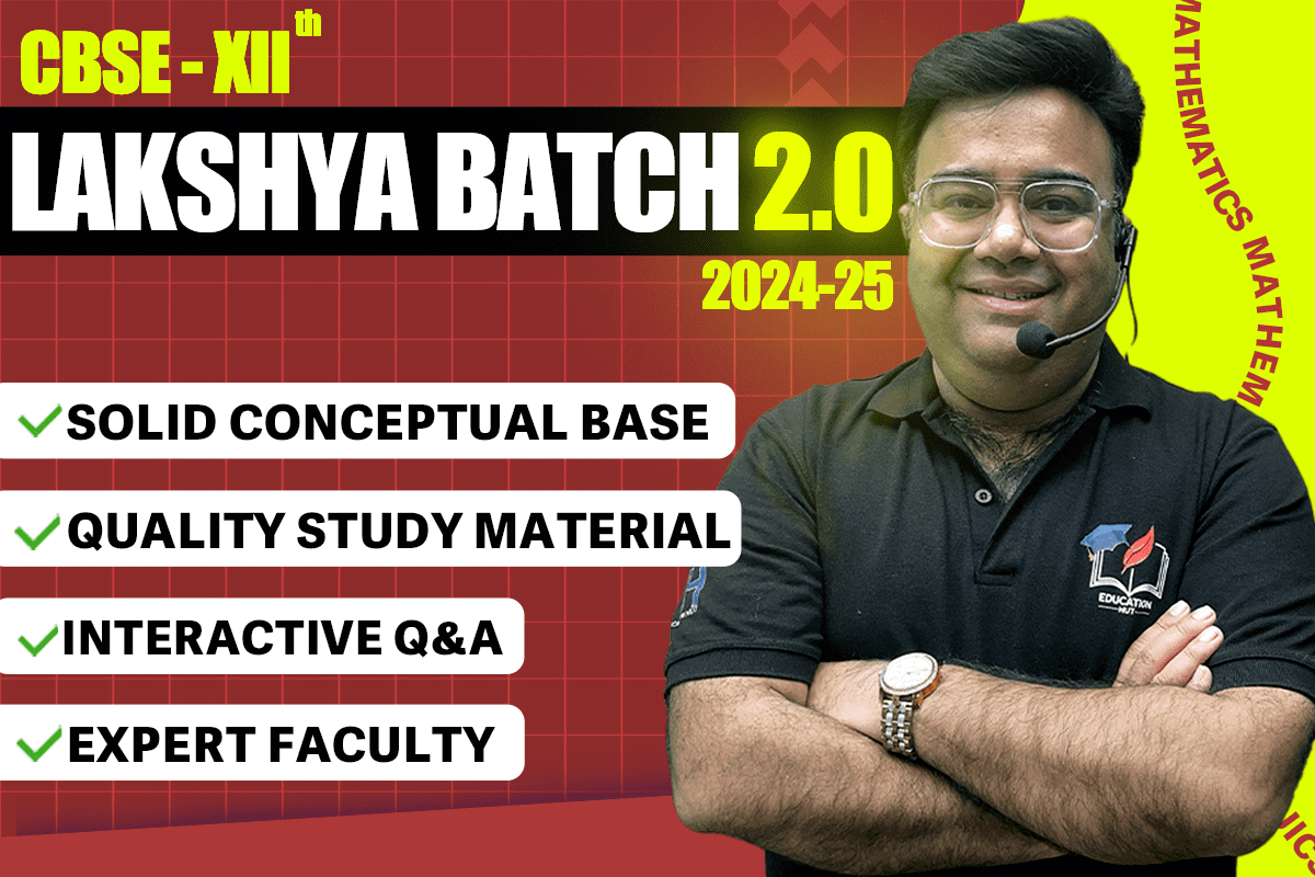 LAKSHYA 2.0 CLASS 12 MATHS CBSE cover