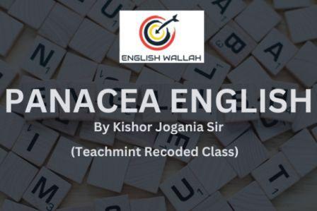 Panacea English (Teachmint Recoded Class) cover