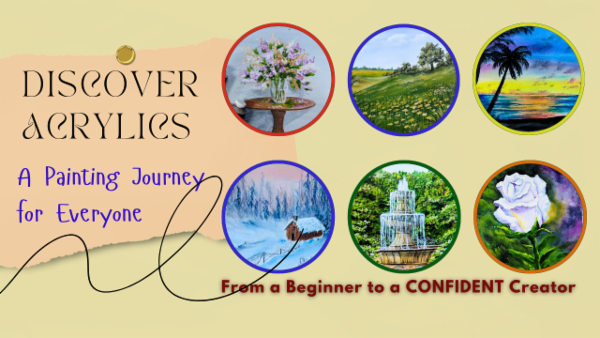 Discover Acrylics: A Painting Journey for Everyone cover