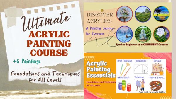 Ultimate Acrylic Painting Course cover