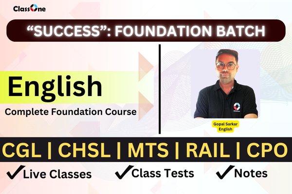 Success । Basic to Advance Course on English for MTS, CGL, CHSL, Rail