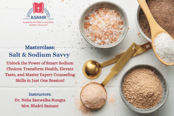 Salt & Sodium Savvy Masterclass cover