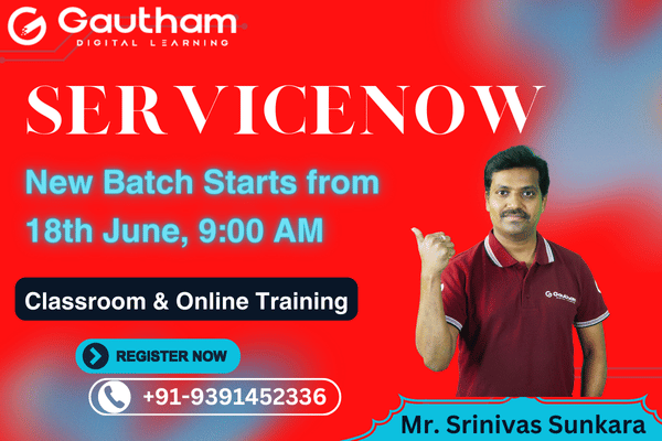 ServiceNow Live Classes : New Batch Starts from 18th June 2024 9:00 AM cover