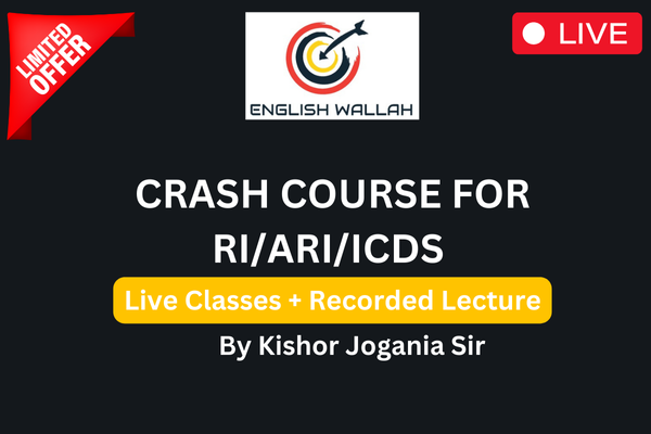 English Crash Course For RI/ARI/ICDS cover