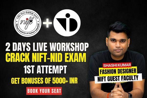 JOIN LIVE DEMO CLASS TO CRACK NIFT NID EXAM cover