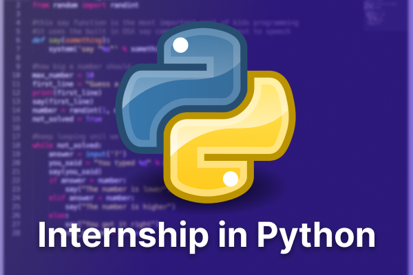 Free Summer Internship In Python cover