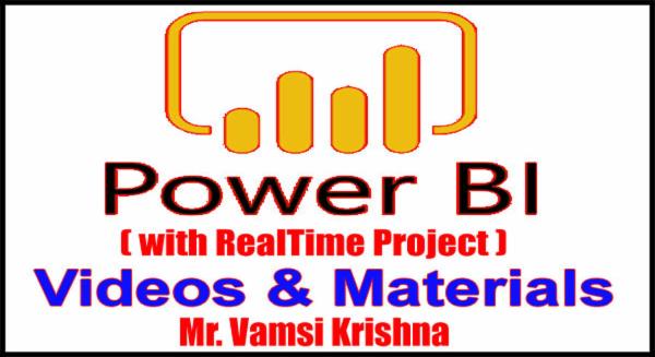 Power BI(with RealTime Project)Videos and Materials cover