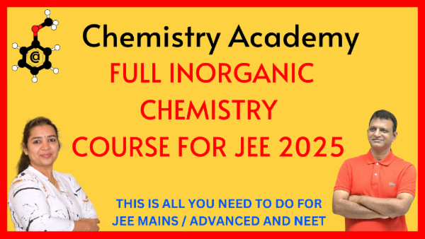 FULL INORGANIC CHEMISTRY COURSE FOR IIT JEE and NEET cover