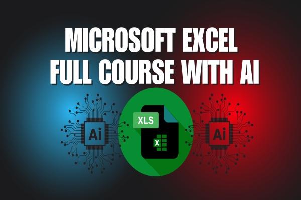 MS Excel Basics + Advance with AI cover