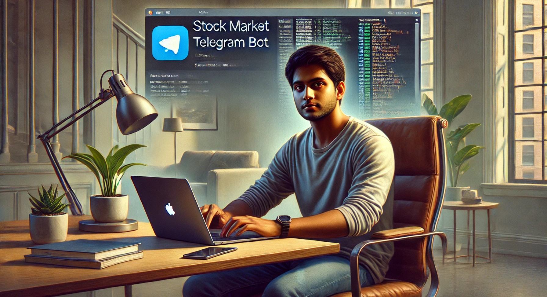 Building Stock Market Based Telegram Bots using Python cover