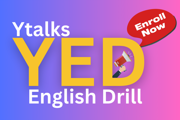 Ytalks English Drill (YED) cover
