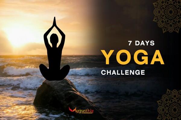 7 days yoga challenge cover