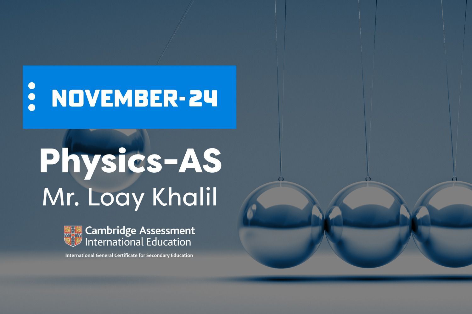 Physics AS Cambridge November 2024 cover