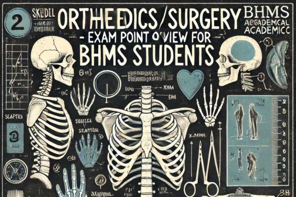 ORTHOPEDICS (SURGERY)- EXAM POINT OF VIEW FOR BHMS STUDENTS cover
