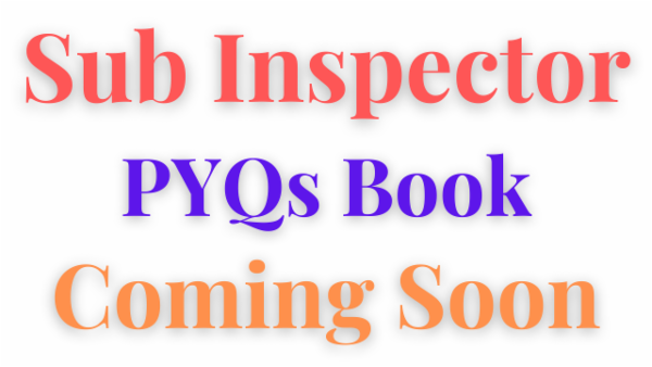 Punjab Police Sub Inspector PYQs Book cover